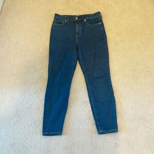 Dark Blue Everlane Jeans.